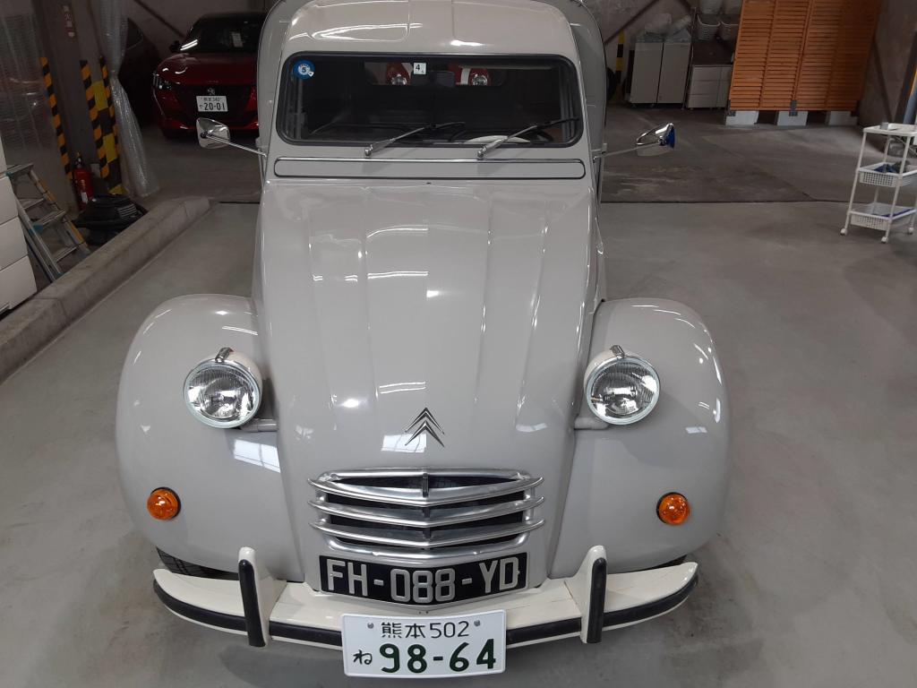 2CV　AKフルゴネット　コーティングしちゃいました