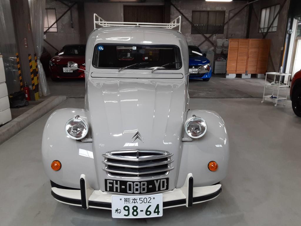 2CV　AKフルゴネット　コーティングしちゃいました