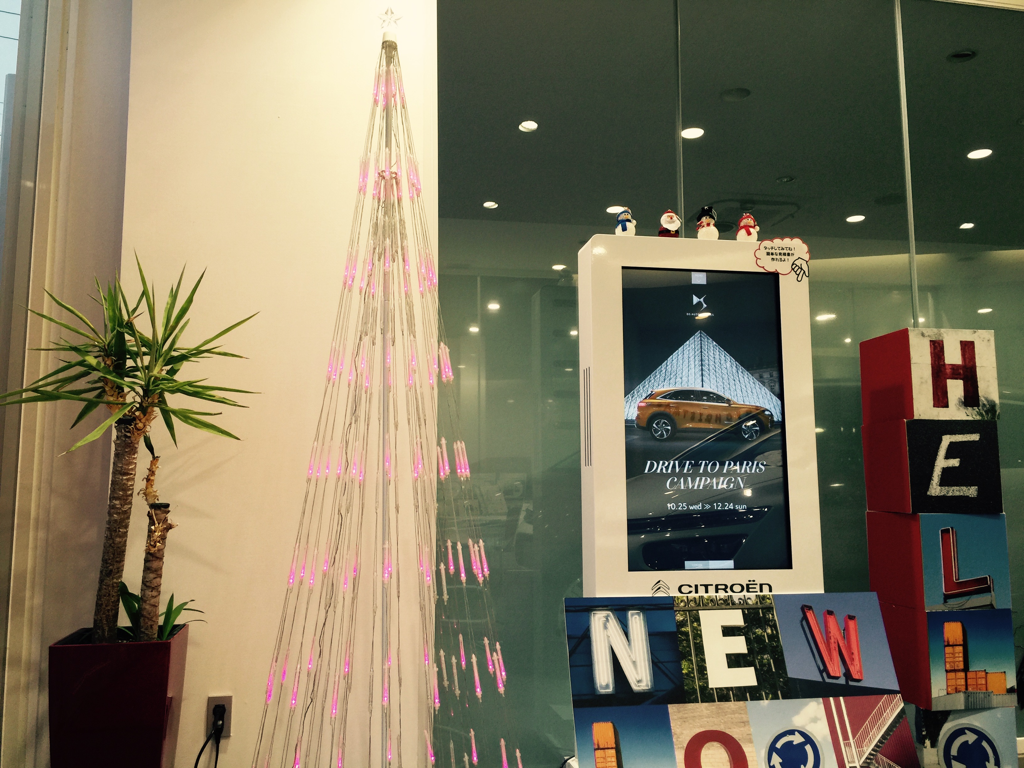 ショールームにクリスマスツリーが仲間入りしました★