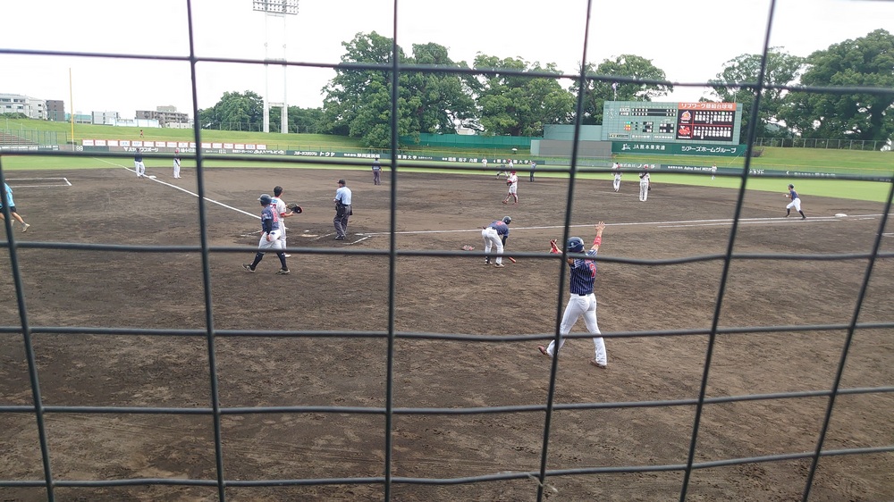 試合観戦！