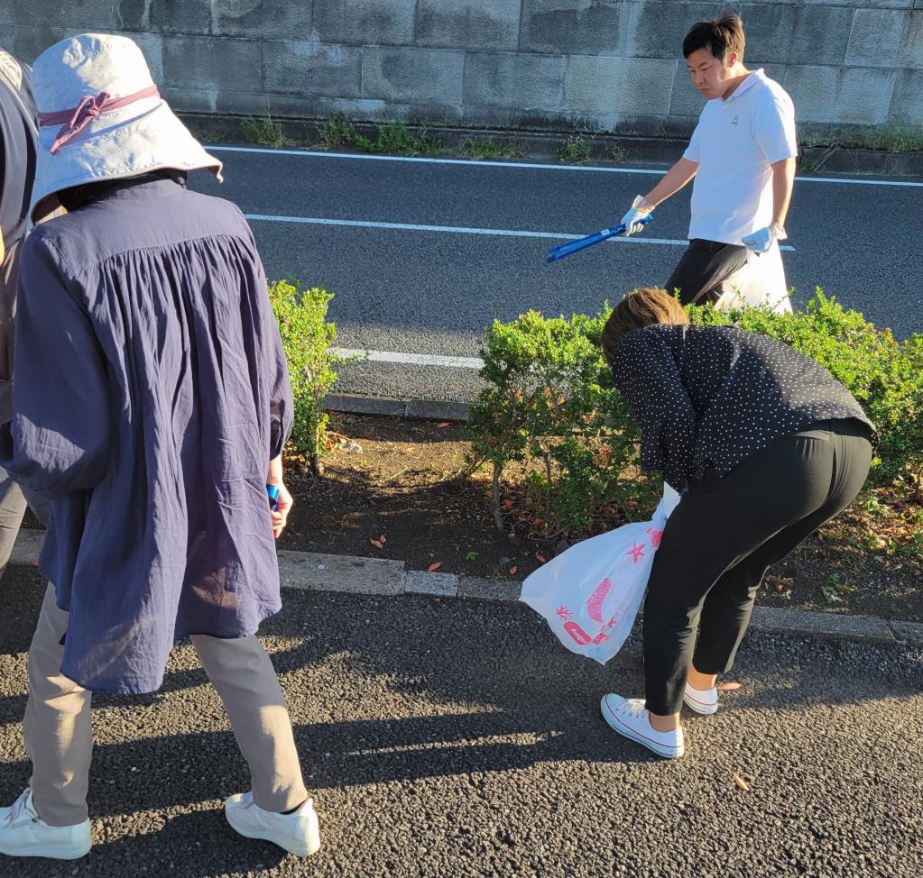 秋の海ごみゼロウイーク清掃活動